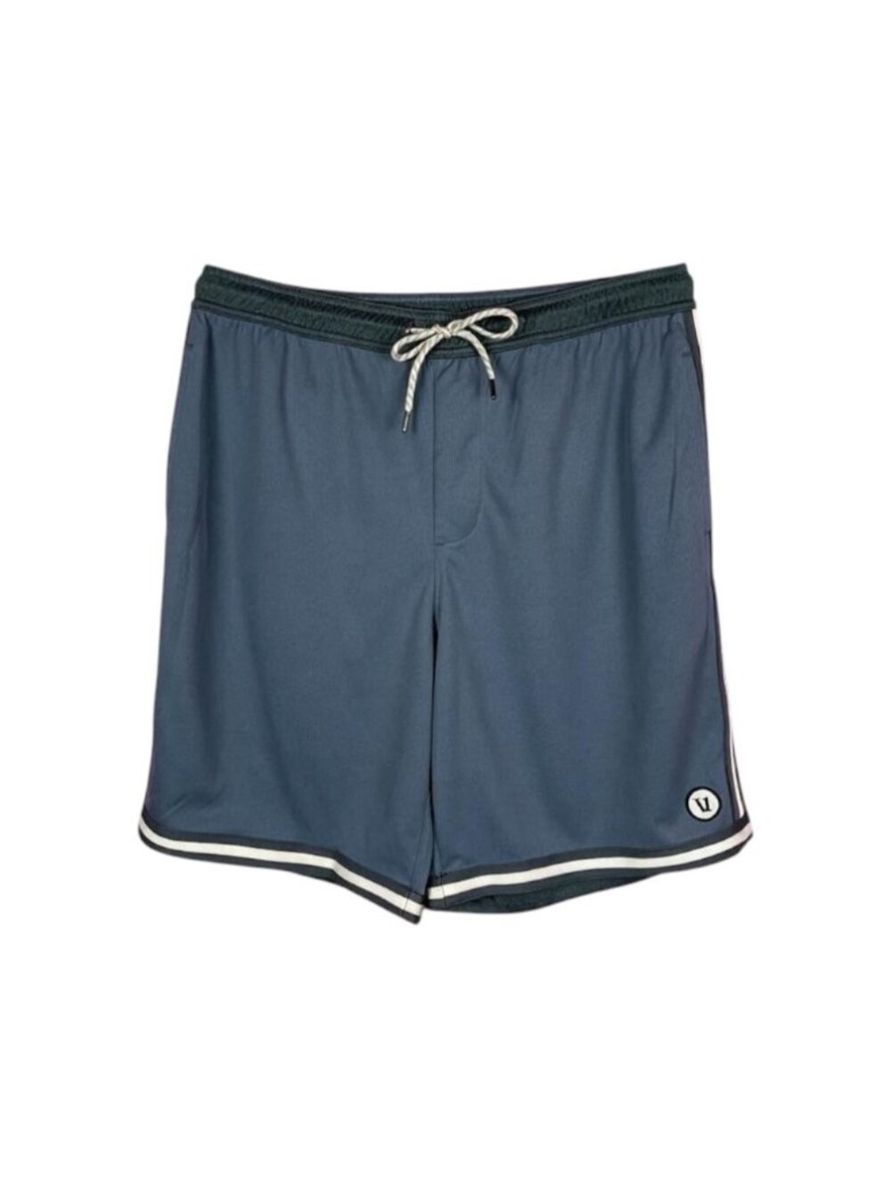 Vuori Kore Lined Short Men's Large Grey Blue 7" Inseam